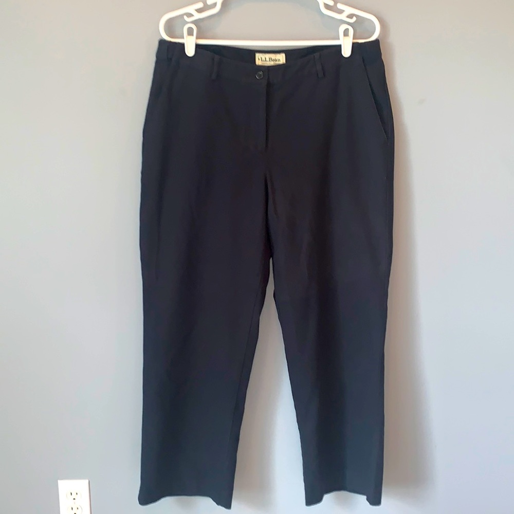 L.L. Bean Classic Fit Straight Work Dress Pants 12
